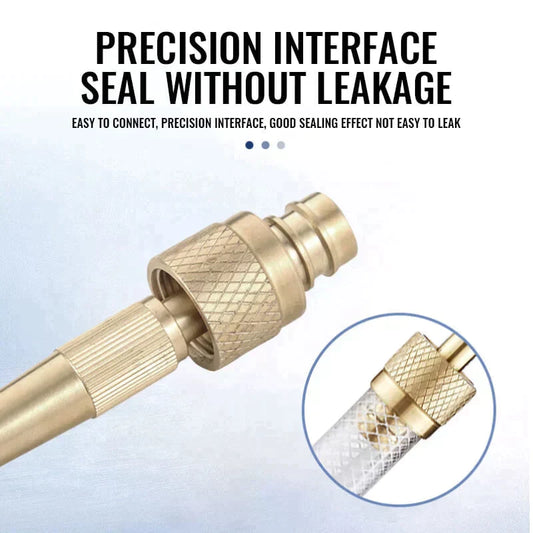 High Pressure Brass Water Hose Nozzle