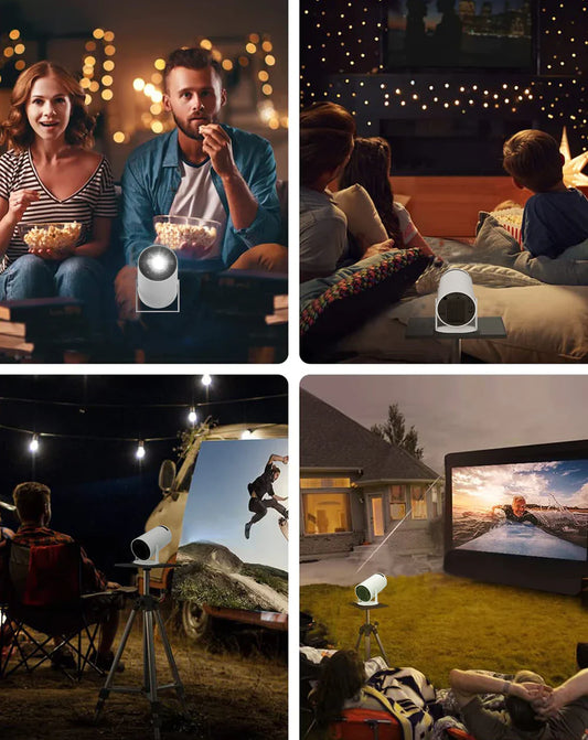 Portable 4K Mini Projector Outdoor