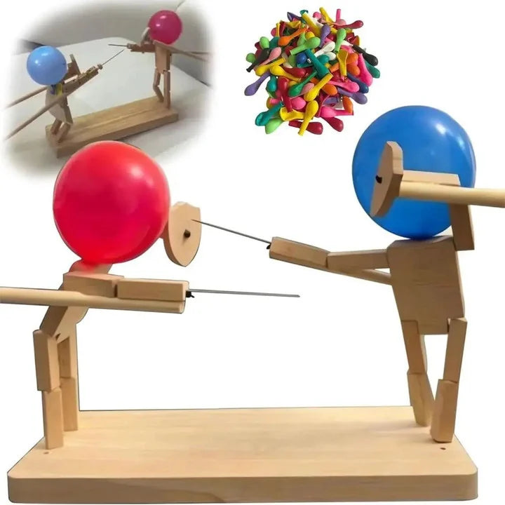Ozanix™ Wooden Fencing Puppets