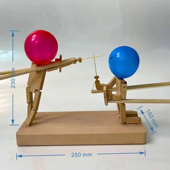 Ozanix™ Wooden Fencing Puppets