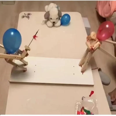 Ozanix™ Wooden Fencing Puppets
