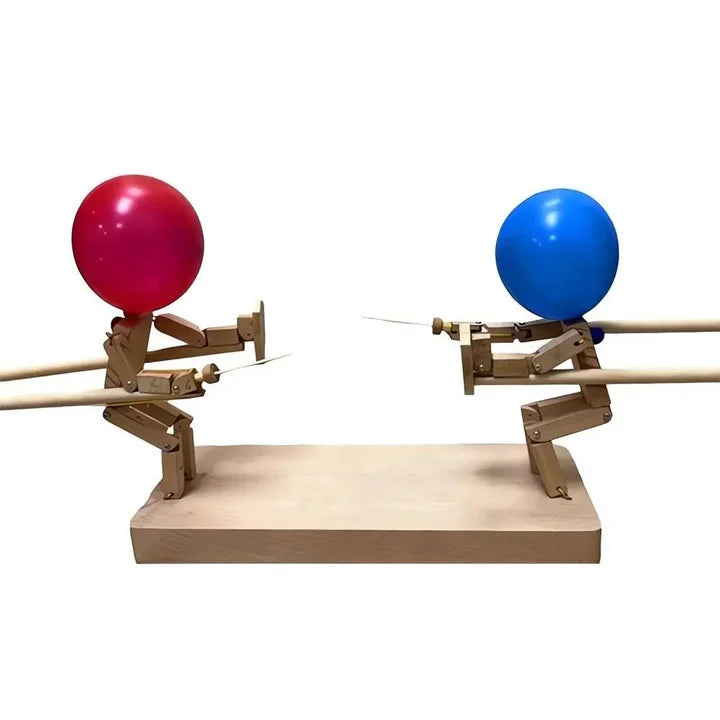 Ozanix™ Wooden Fencing Puppets