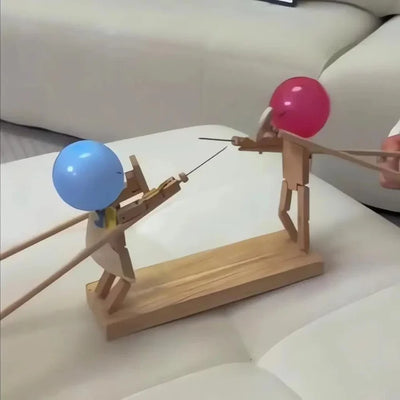 Ozanix™ Wooden Fencing Puppets