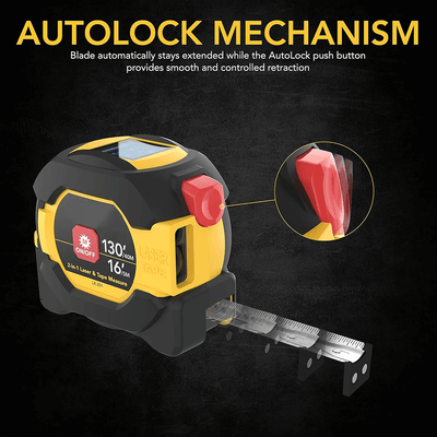 Ozanix™ 3-in-1 Digital Laser Measuring Tape