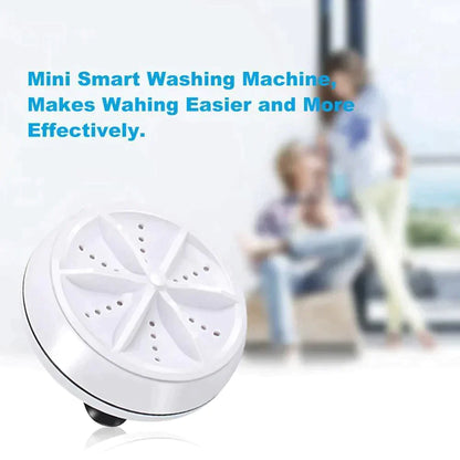 2 in 1 Portable Mini Ultrasonic Washing Machine