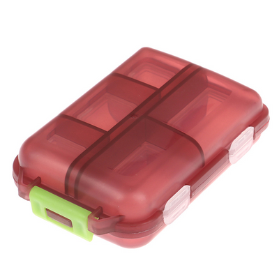 10 Grids Pill Case