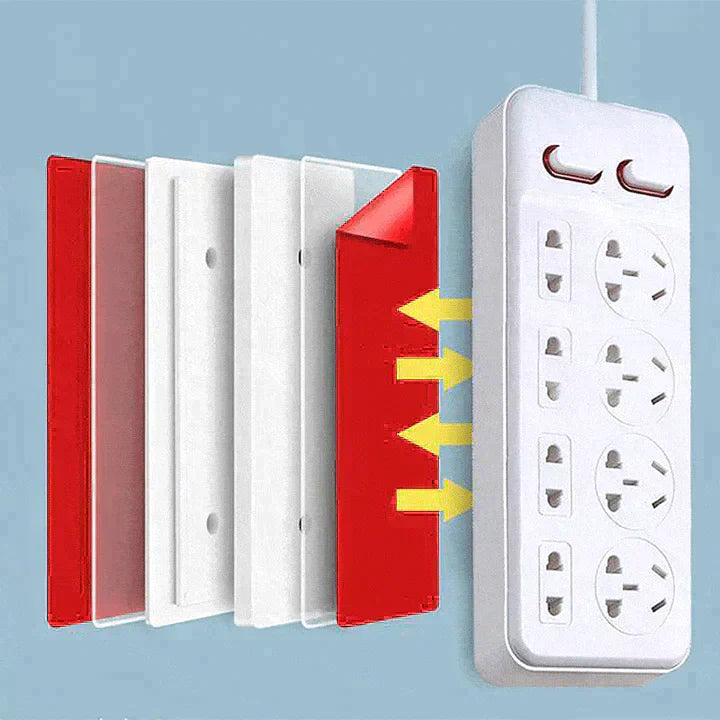 Adhesive Punch-Free Socket Holder