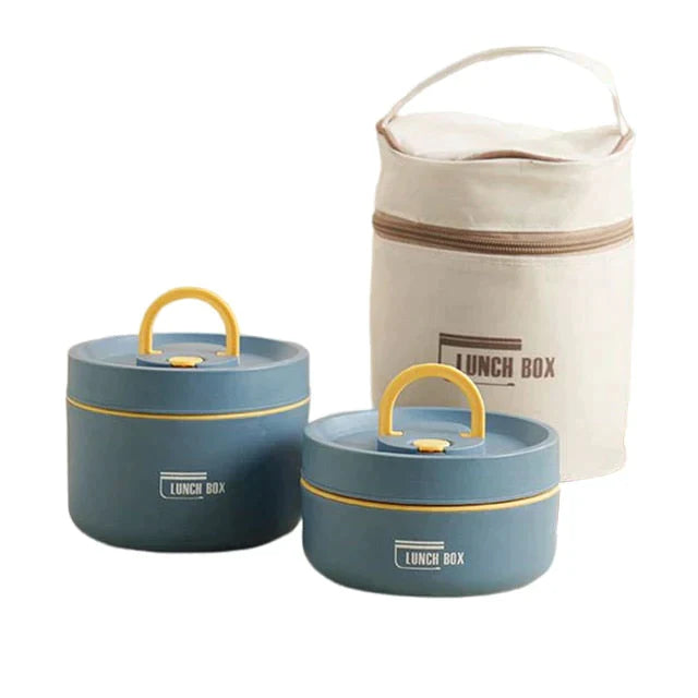 Portable Insulated Lunch Container Set
