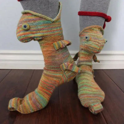 Sockvert 3D Knit Crocodile Socks