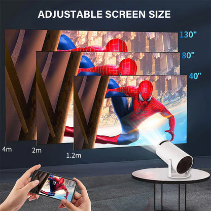 Portable 4K Mini Projector Outdoor
